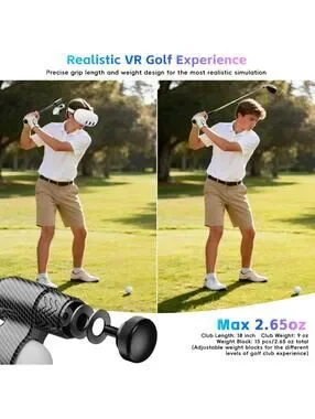 VR, AR & Accessories | Vr Golf Club Attachment Compatible Meta Quest ...